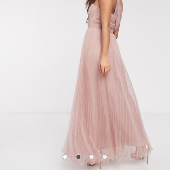 ASOS Bridesmaids Formal one shoulder maxi dress - Picture 2 of 9
